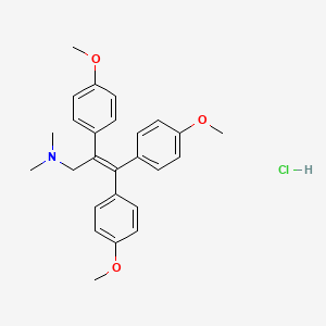 molecular formula C26H30ClNO3 B1664893 盐酸阿莫曲芬 CAS No. 568-69-4