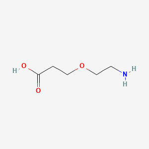 molecular formula C5H11NO3 B1664896 3-(2-氨基乙氧基)丙酸 CAS No. 144942-89-2