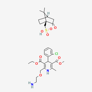 B1664912 Amlodipine camsylate CAS No. 652969-01-2
