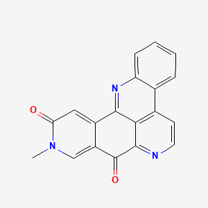 molecular formula C19H11N3O2 B1664939 Amphimedine CAS No. 86047-14-5