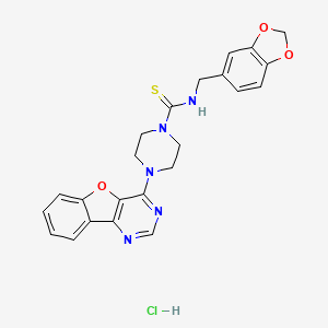 molecular formula C23H22ClN5O3S B1664949 Amuvatinib hydrochloride CAS No. 1055986-67-8