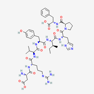 molecular formula C50H71N13O12 B1664952 血管紧张素II CAS No. 4474-91-3
