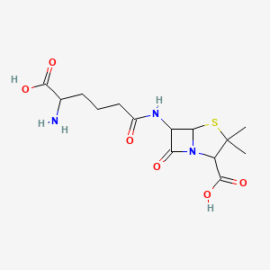 molecular formula C14H21N3O6S B1665026 Adicillin CAS No. 525-94-0