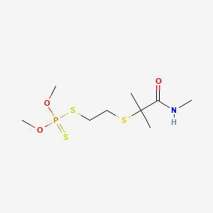 molecular formula C9H20NO3PS3 B1665105 S-(2-((1,1-二甲基-2-(甲基氨基)-2-氧代乙基)硫)乙基) O,O-二甲基硫代磷酸酯 CAS No. 926-28-3