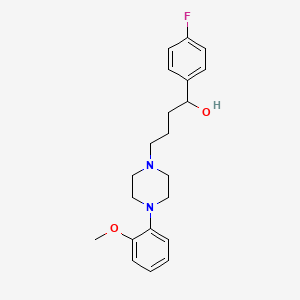 molecular formula C21H27FN2O2 B1665108 Anisopirol CAS No. 857-62-5