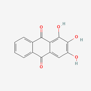 molecular formula C14H8O5 B1665116 蒽三酚 CAS No. 602-64-2