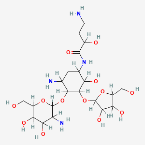 molecular formula C21H40N4O13 B1665119 抗生素 Z-1159-1 CAS No. 55528-52-4