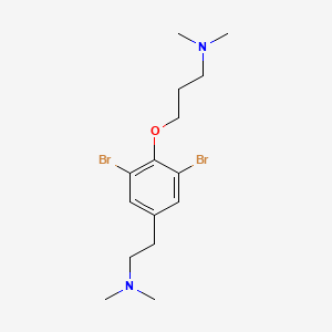 molecular formula C15H24Br2N2O B1665143 Aplysamine-1 CAS No. 159026-30-9