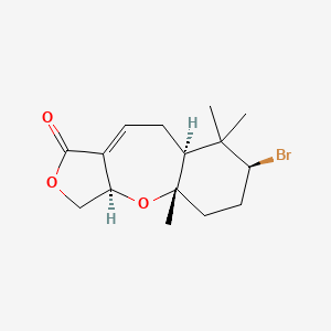 molecular formula C15H21BrO3 B1665145 Aplysistatin CAS No. 62003-89-8