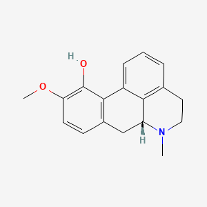 molecular formula C18H20ClNO2 B1665148 Apocodeine CAS No. 641-36-1