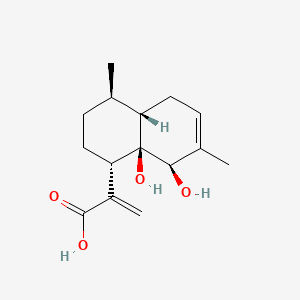 molecular formula C15H22O4 B1665177 青蒿素B CAS No. 145941-07-7