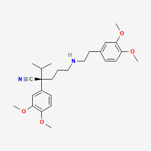 molecular formula C26H36N2O4 B1665179 Arverapamil CAS No. 123932-43-4