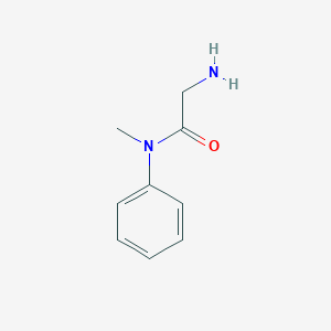 molecular formula C9H12N2O B166518 2-amino-N-methyl-N-phenylacetamide CAS No. 126866-37-3