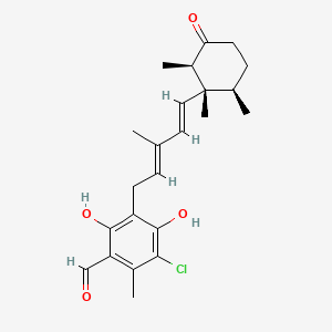 B1665193 Ascochlorin CAS No. 26166-39-2