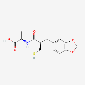 molecular formula C14H17NO5S B1665201 法西多曲坦 CAS No. 135038-59-4