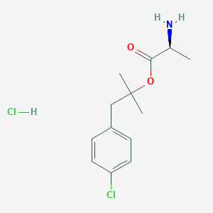 molecular formula C13H19Cl2NO2 B1665204 Alaproclate hydrochloride, (S)- CAS No. 57469-92-8