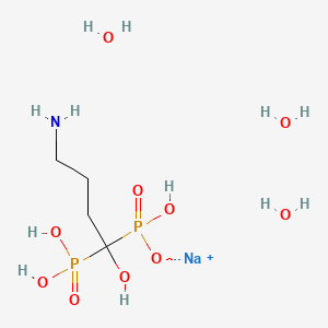 molecular formula C4H18NNaO10P2 B1665208 福沙马克斯 CAS No. 121268-17-5