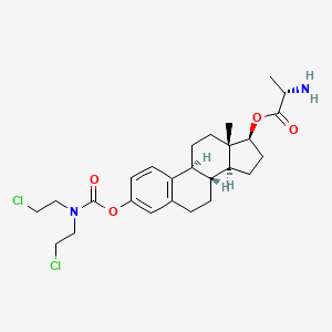 molecular formula C26H36Cl2N2O4 B1665211 Alestramustine CAS No. 139402-18-9