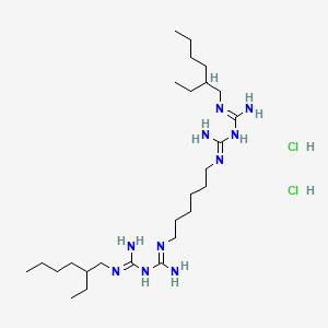 molecular formula C26H58Cl2N10 B1665217 阿雷西丁二盐酸盐 CAS No. 1715-30-6