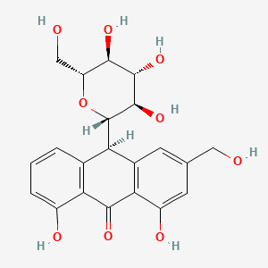molecular formula C21H22O9 B1665254 Aloin CAS No. 28371-16-6