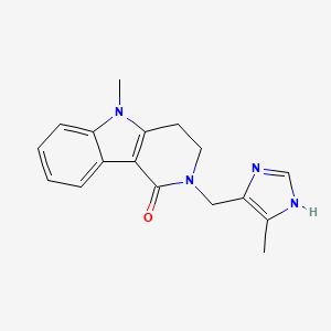 molecular formula C17H18N4O B1665255 阿洛司亭 CAS No. 122852-42-0