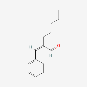 molecular formula C14H18O B1665258 alpha-Amylcinnamaldehyde CAS No. 122-40-7