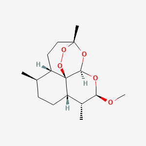molecular formula C16H26O5 B1665259 阿尔法-青蒿素 CAS No. 71939-51-0
