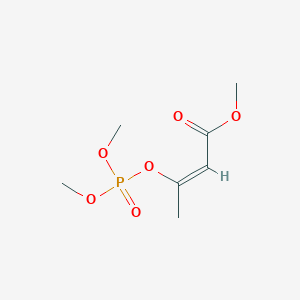 molecular formula C7H13O6P B166526 trans-Mevinphos CAS No. 338-45-4