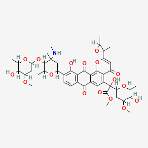 molecular formula C46H57NO17 B1665276 Altromycin C CAS No. 128439-48-5