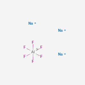 molecular formula Na3AlF6<br>AlF6Na3 B1665278 冰晶石 CAS No. 15096-52-3