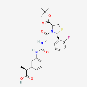 molecular formula C26H30FN3O6S B1665283 阿塞里皮德 CAS No. 153242-02-5