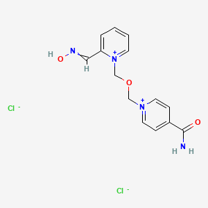 molecular formula C14H16Cl2N4O3 B1665295 阿索西姆（二氯化物） CAS No. 34433-31-3