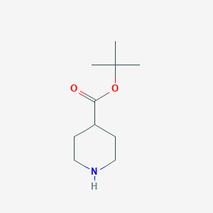 molecular formula C10H19NO2 B166530 叔丁基哌啶-4-羧酸酯 CAS No. 138007-24-6
