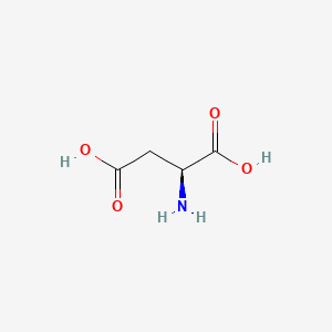 molecular formula C4H7NO4 B1665300 天冬氨酸 CAS No. 56-84-8