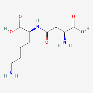 molecular formula C10H19N3O5 B1665301 天冬氨酰赖氨酸 CAS No. 5853-83-8