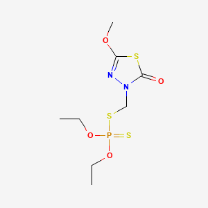 molecular formula C8H15N2O4PS3 B1665306 阿西达松 CAS No. 19691-80-6