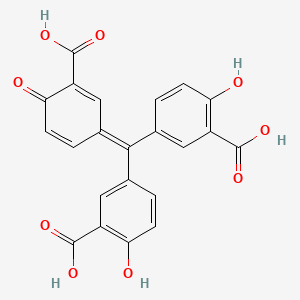 molecular formula C22H14O9 B1665328 品红三甲酸 CAS No. 4431-00-9