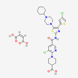 molecular formula C33H38Cl2N6O7S2 B1665335 阿伐曲泊帕酯 CAS No. 677007-74-8