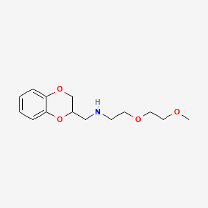 molecular formula C14H21NO4 B1665345 氨苯氧烷 CAS No. 2455-84-7