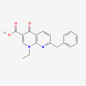 molecular formula C18H16N2O3 B1665352 Amfonelic acid CAS No. 15180-02-6