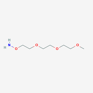 molecular formula C7H17NO4 B1665358 氨氧基-PEG3-甲烷 CAS No. 248275-10-7