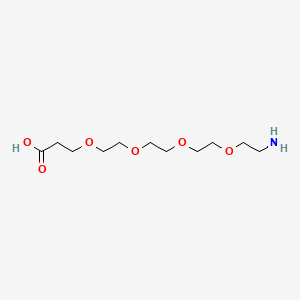 molecular formula C11H23NO6 B1665360 1-氨基-3,6,9,12-四氧杂十五烷-15-酸 CAS No. 663921-15-1