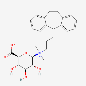 molecular formula C26H31NO6 B1665368 阿米替林 N-葡萄糖醛酸苷 CAS No. 112806-33-4