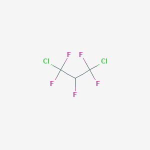 molecular formula C3HCl2F5 B166542 1,3-二氯-1,1,2,3,3-五氟丙烷 CAS No. 136013-79-1