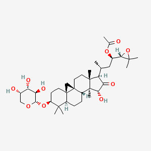 molecular formula C37H58O10 B1665424 23-O-乙酰生脉醇-3-O-α-L-阿拉伯糖苷 CAS No. 402513-88-6