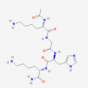 B1665430 Acetyl Tetrapeptide-3 CAS No. 827306-88-7