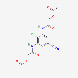molecular formula C15H14ClN3O6 B1665452 阿克罗扎斯特 CAS No. 123548-56-1