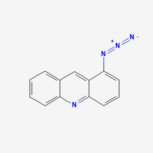molecular formula C13H8N4 B1665456 吖啶，1-叠氮基- CAS No. 78276-11-6