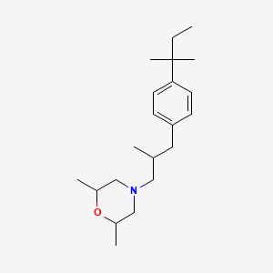 molecular formula C21H35NO B1665469 Amorolfine CAS No. 78613-35-1