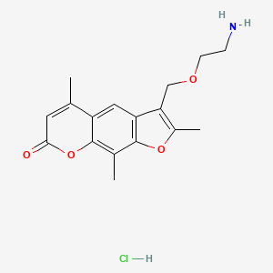 molecular formula C17H20ClNO4 B1665472 Amotosalen hydrochloride CAS No. 161262-45-9